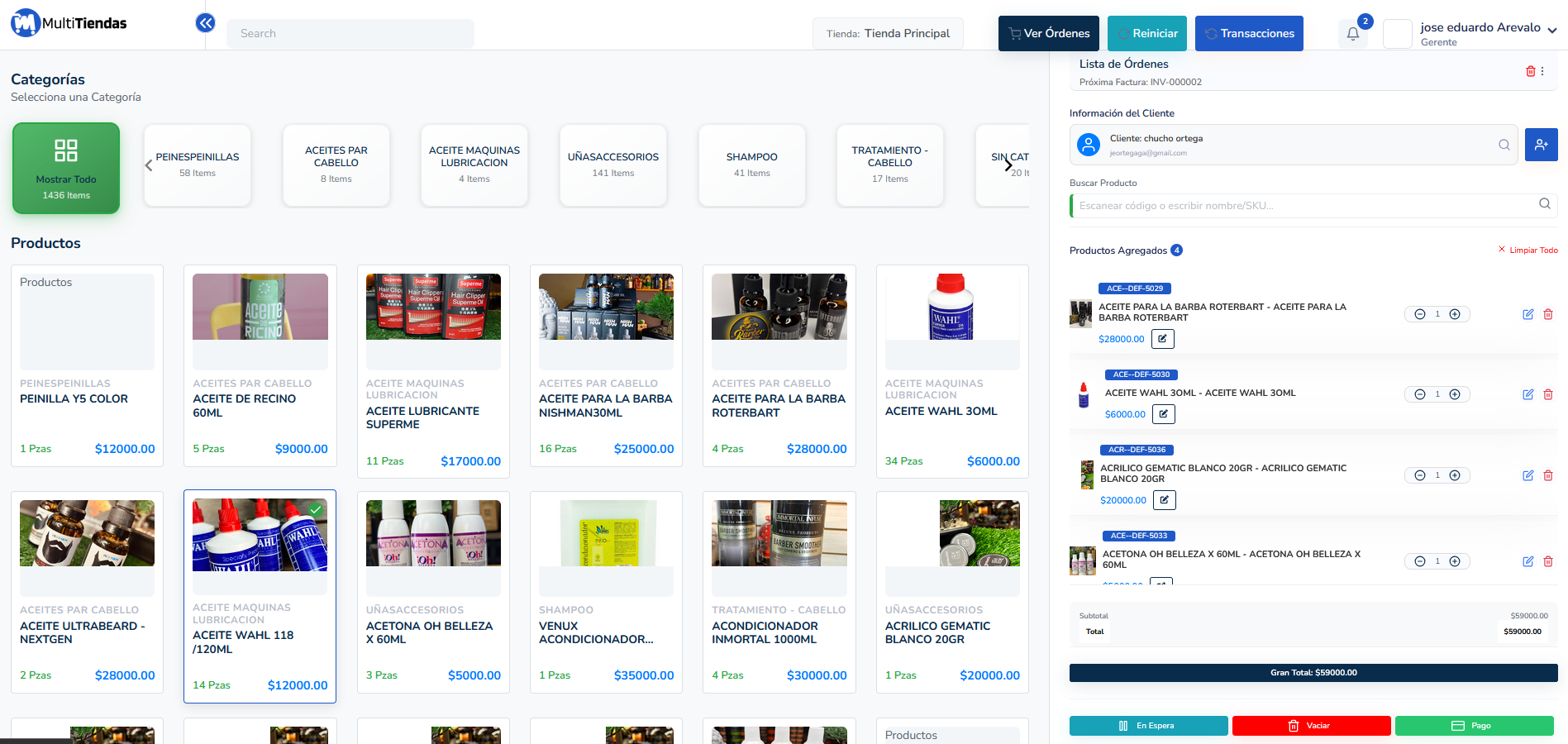 Dashboard de Catálogo