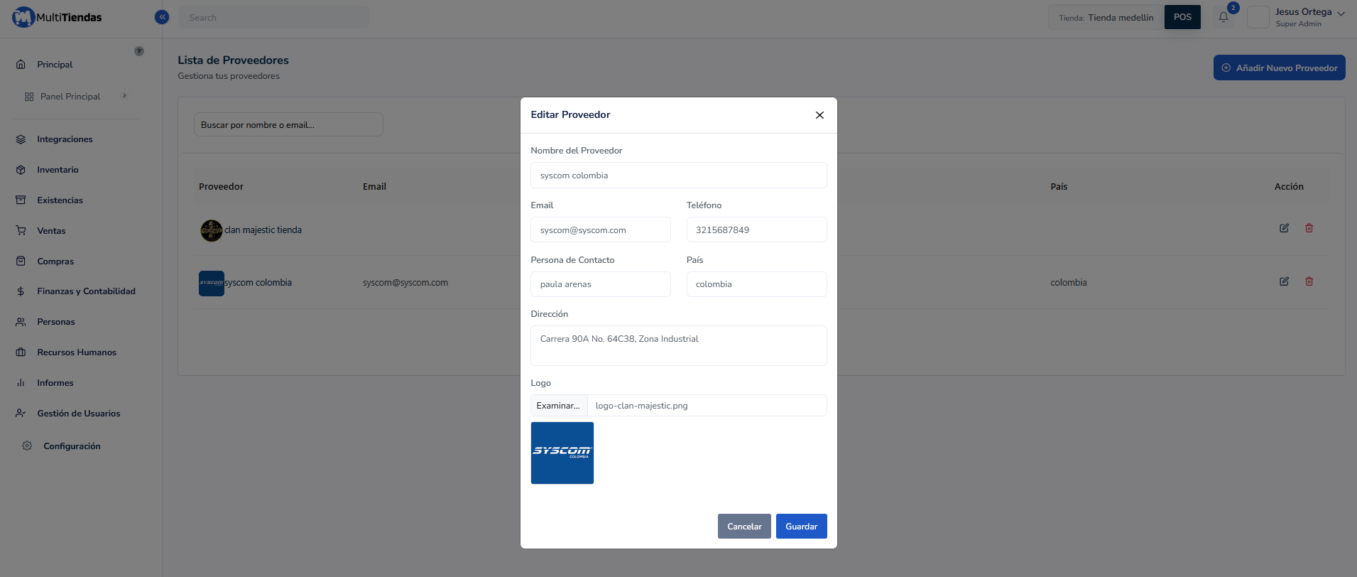 Dashboard de Proveedores