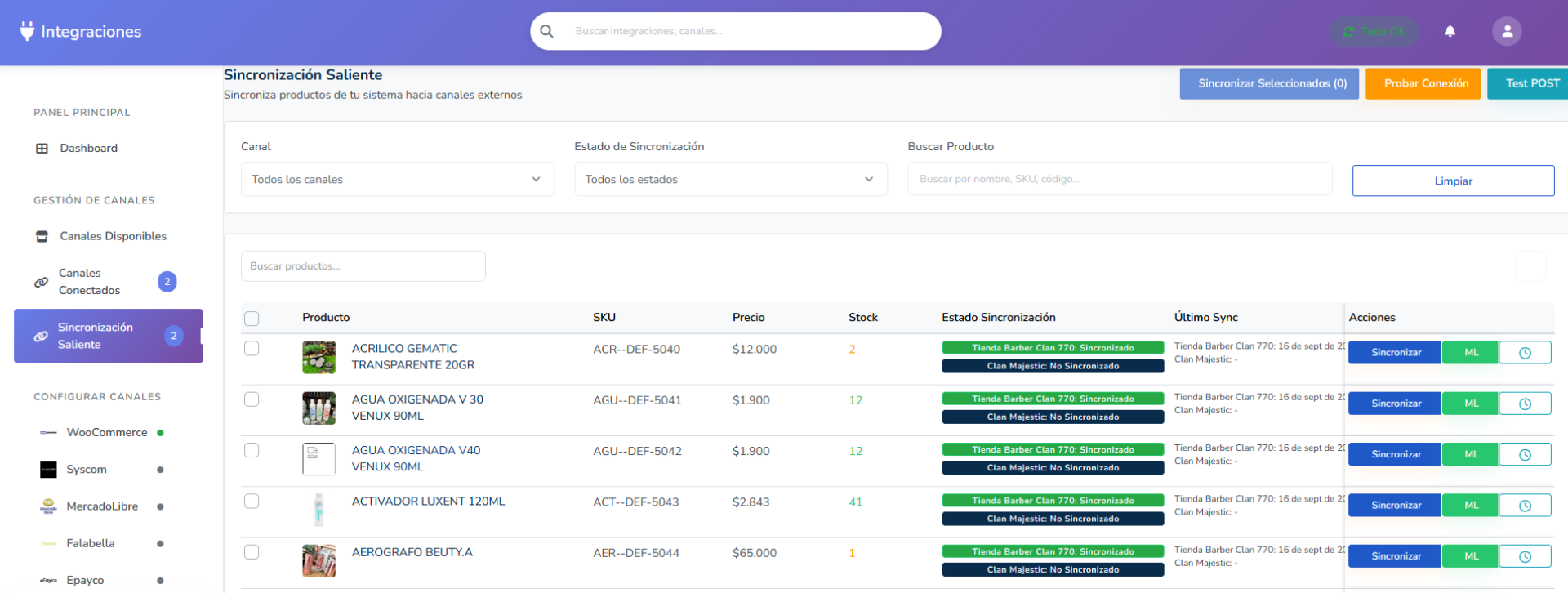 Dashboard de Inventario